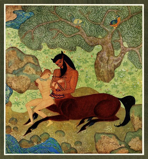Edmund Dulac - Tanglewood Tales 3 Jason in Hiron