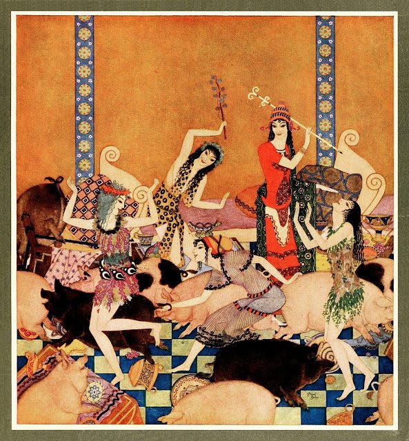 Edmund Dulac - Tanglewood Tales 8 Kirkina palača