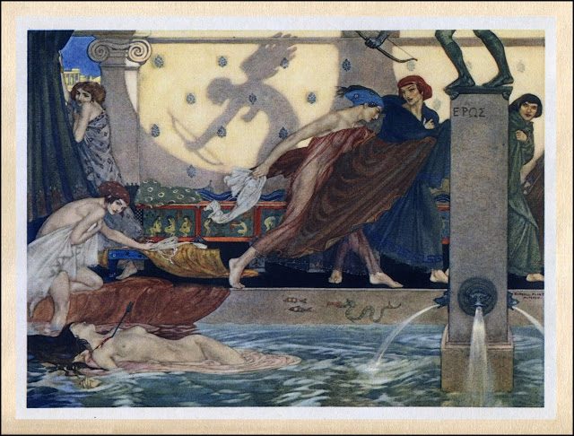 Grška mitologija 2 - ilustriral William Russell Flint 18 WilliamRussellFlint Ocritus 10