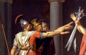 Jacques Louis David: Prisega Horacijev 2 Nova Akropola - prisega2