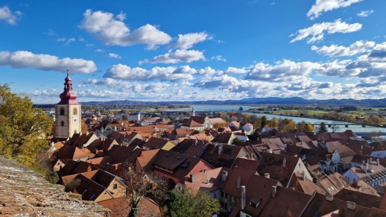 Izlet na Ptuj in ogled mitrejev 4 razgled z gradu